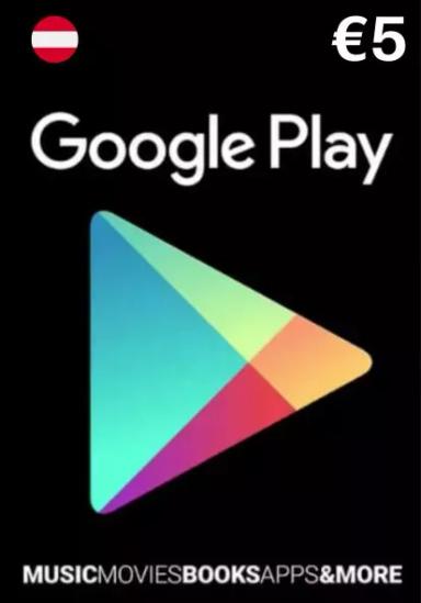 Austria Google Play 5 Euro Kinkekaart cover image