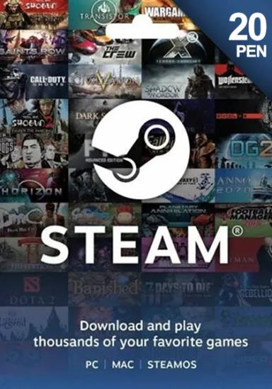 Peruu Steam 20 PEN Kinkekaart cover image